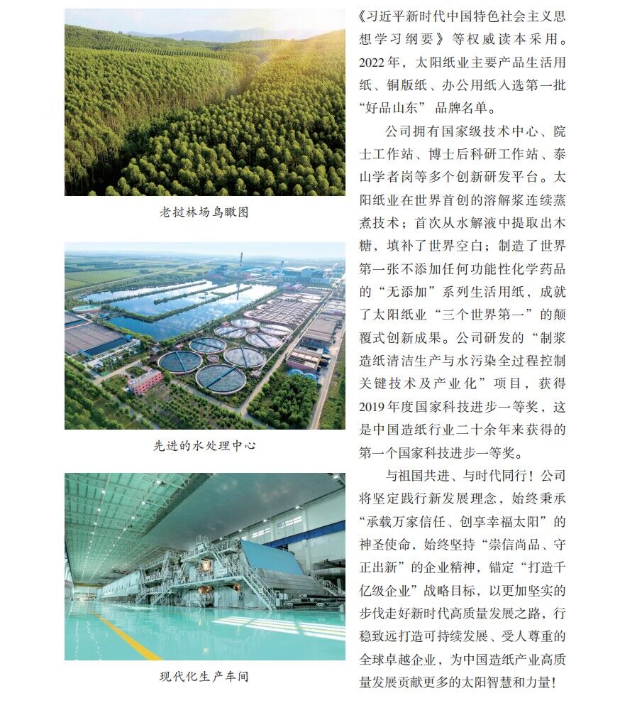 山东太阳纸业股份有限公司